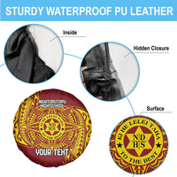 Personalised Tonga Niuatoputapu High School Spare Tire Cover Special Kupesi Pattern LT9 - Polynesian Pride