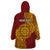 Personalised Tonga Niuatoputapu High School Wearable Blanket Hoodie Special Kupesi Pattern