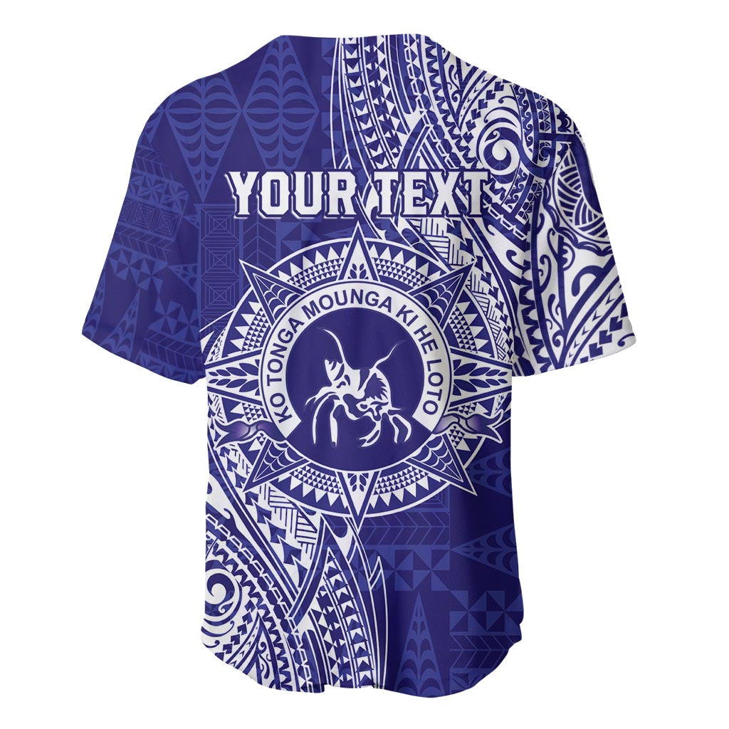 Personalised Tonga Queen Salote College Baseball Jersey Kolisi Fefine 1926 Special Kupesi Pattern