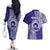 Personalised Tonga Queen Salote College Couples Matching Off The Shoulder Long Sleeve Dress and Hawaiian Shirt Kolisi Fefine 1926 Special Kupesi Pattern