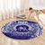 Personalised Tonga Queen Salote College Round Carpet Kolisi Fefine 1926 Special Kupesi Pattern