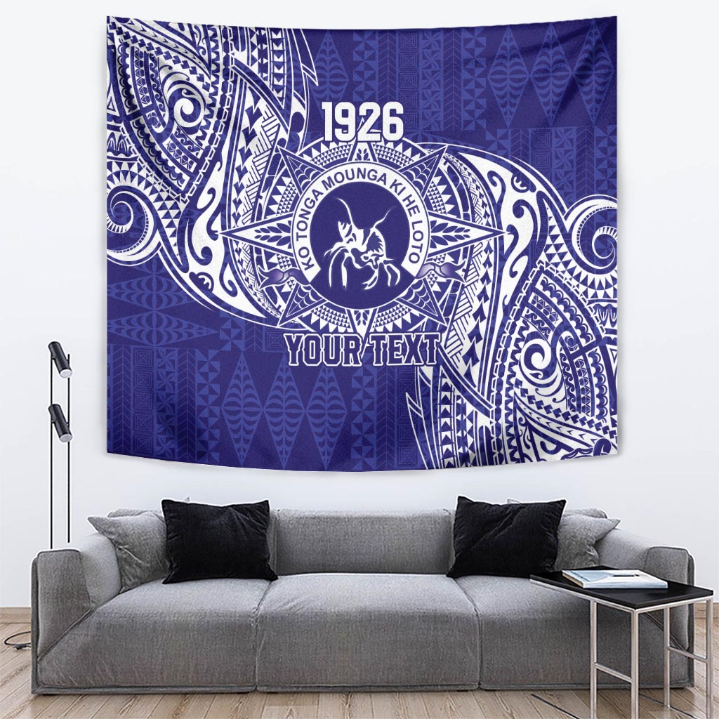 Personalised Tonga Queen Salote College Tapestry Kolisi Fefine 1926 Special Kupesi Pattern