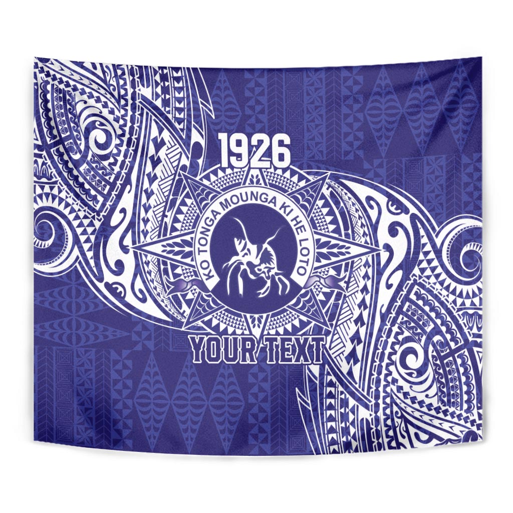 Personalised Tonga Queen Salote College Tapestry Kolisi Fefine 1926 Special Kupesi Pattern