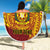 Personalised Tonga Vava'u High School Beach Blanket Since 1985 Special Kupesi Pattern