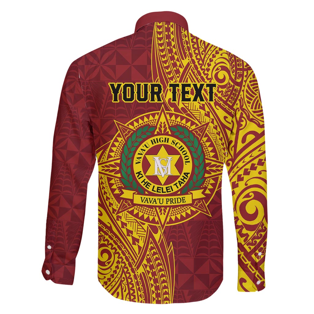 Personalised Tonga Vava'u High School Family Matching Summer Maxi Dress and Hawaiian Shirt Since 1985 Special Kupesi Pattern LT9 - Polynesian Pride