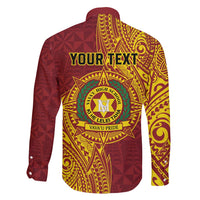Personalised Tonga Vava'u High School Family Matching Summer Maxi Dress and Hawaiian Shirt Since 1985 Special Kupesi Pattern LT9 - Polynesian Pride
