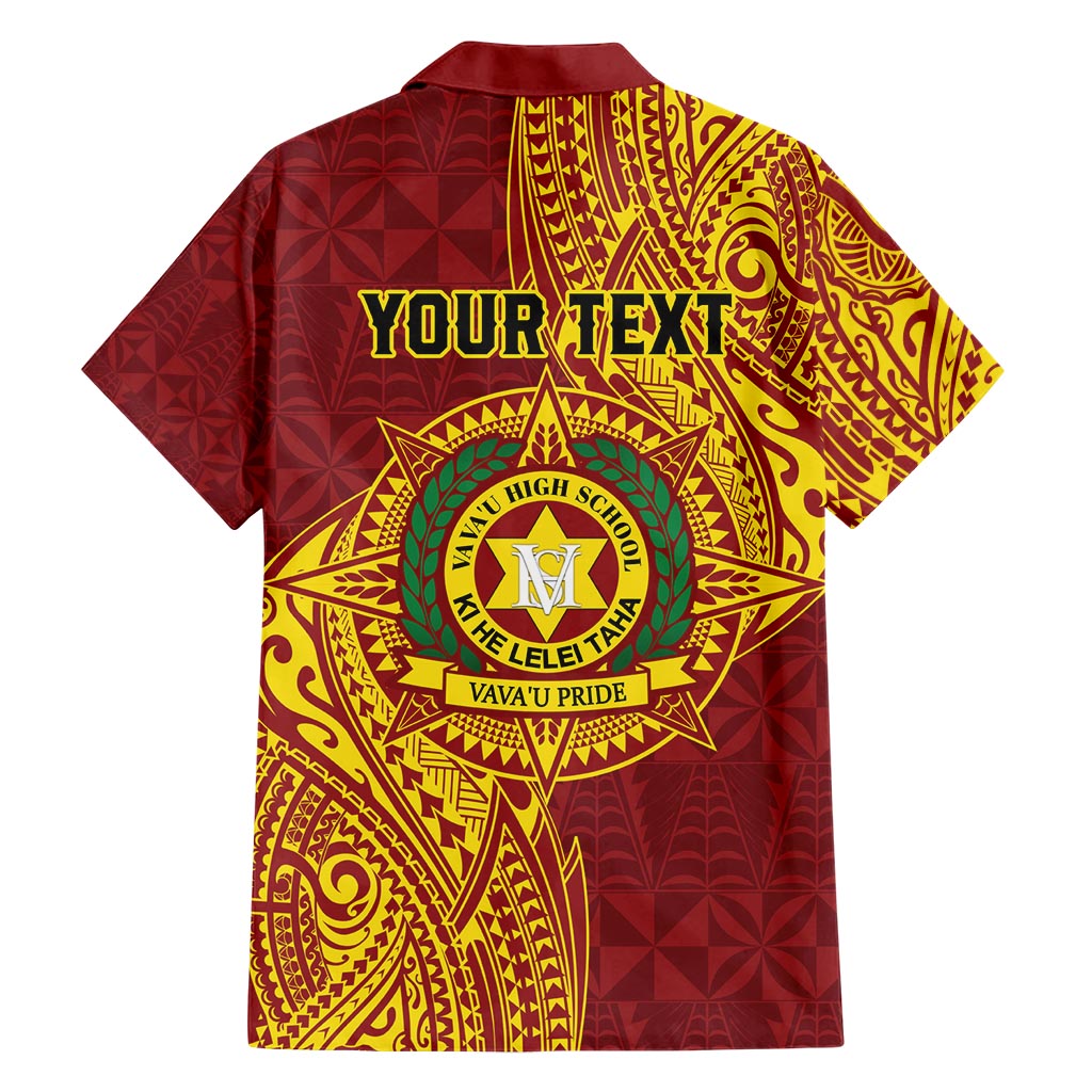 Personalised Tonga Vava'u High School Hawaiian Shirt Since 1985 Special Kupesi Pattern LT9 - Polynesian Pride