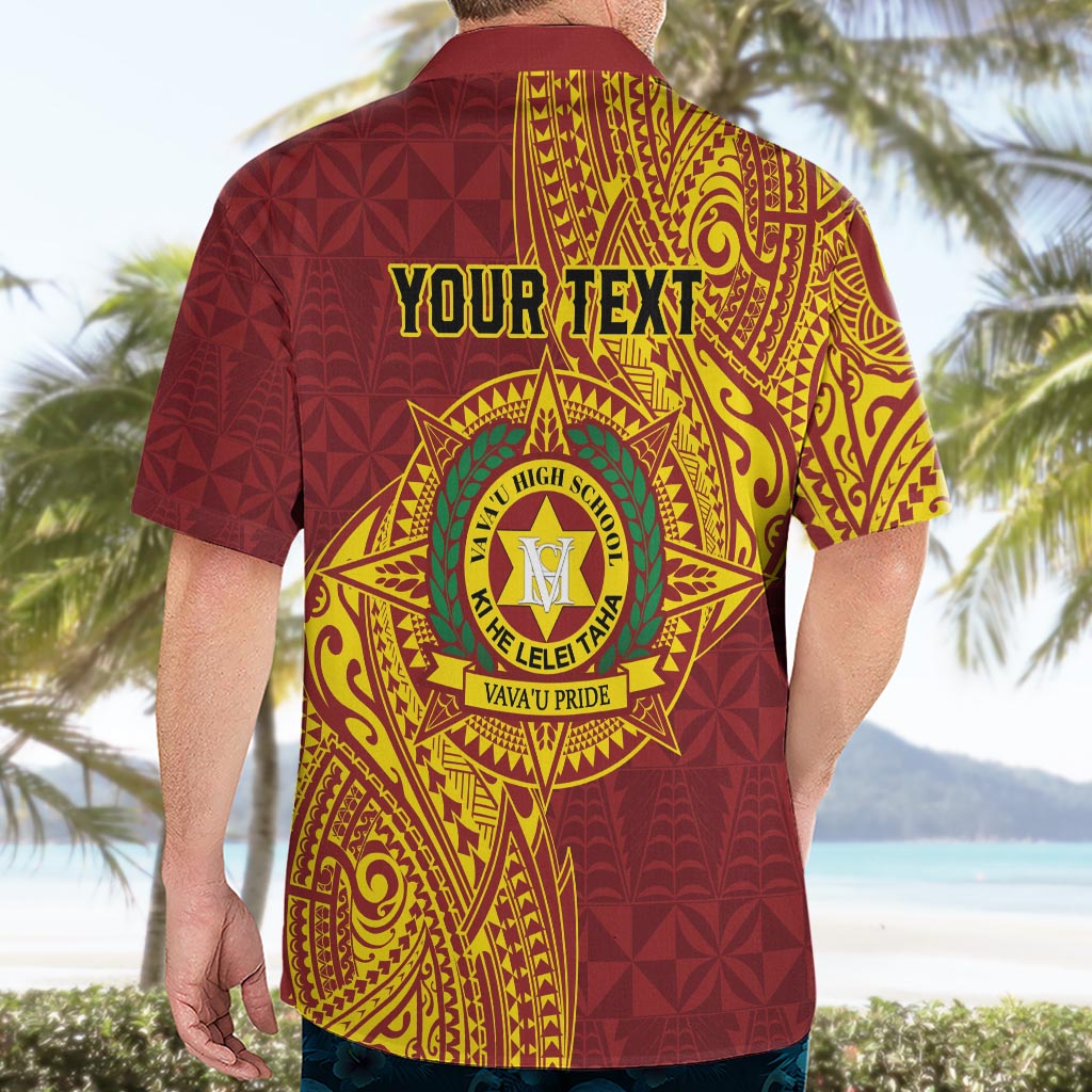 Personalised Tonga Vava'u High School Hawaiian Shirt Since 1985 Special Kupesi Pattern LT9 - Polynesian Pride