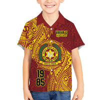 Personalised Tonga Vava'u High School Hawaiian Shirt Since 1985 Special Kupesi Pattern LT9 - Polynesian Pride