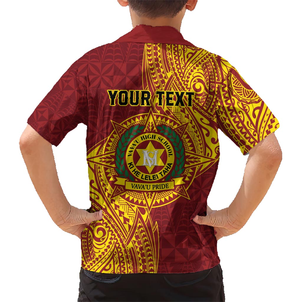 Personalised Tonga Vava'u High School Hawaiian Shirt Since 1985 Special Kupesi Pattern LT9 - Polynesian Pride