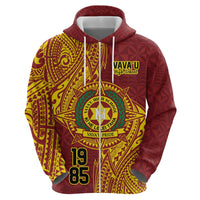 Personalised Tonga Vava'u High School Hoodie Since 1985 Special Kupesi Pattern