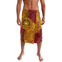 Personalised Tonga Vava'u High School Lavalava Since 1985 Special Kupesi Pattern LT9 Red - Polynesian Pride