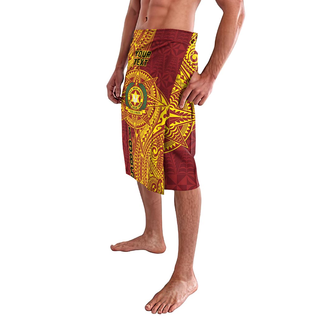 Personalised Tonga Vava'u High School Lavalava Since 1985 Special Kupesi Pattern LT9 - Polynesian Pride