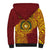 Personalised Tonga Vava'u High School Sherpa Hoodie Since 1985 Special Kupesi Pattern