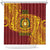 Personalised Tonga Vava'u High School Shower Curtain Since 1985 Special Kupesi Pattern