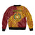 Personalised Tonga Vava'u High School Sleeve Zip Bomber Jacket Since 1985 Special Kupesi Pattern