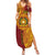 Personalised Tonga Vava'u High School Summer Maxi Dress Since 1985 Special Kupesi Pattern