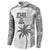 Custom Fiji Rugby Button Sweatshirt History Champions World Cup 7s - White