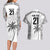 Custom Fiji Rugby Couples Matching Long Sleeve Bodycon Dress and Hawaiian Shirt History Champions World Cup 7s - White