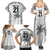 Custom Fiji Rugby Family Matching Summer Maxi Dress and Hawaiian Shirt History Champions World Cup 7s - White