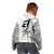 Custom Fiji Rugby Kid Hoodie History Champions World Cup 7s - White