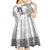 Custom Fiji Rugby Kid Short Sleeve Dress History Champions World Cup 7s - White