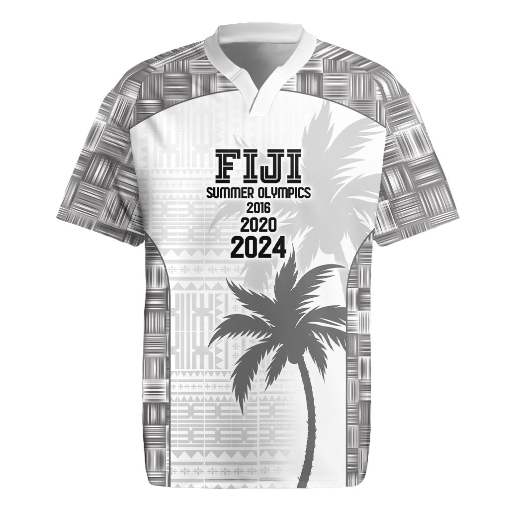 Custom Fiji Rugby Rugby Jersey History Champions World Cup 7s - White