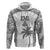 Custom Fiji Rugby Zip Hoodie History Champions World Cup 7s - White