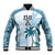 Custom Fiji Rugby Baseball Jacket History Champions World Cup 7s - Bllue