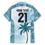 Custom Fiji Rugby Family Matching Long Sleeve Bodycon Dress and Hawaiian Shirt History Champions World Cup 7s - Bllue