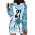 Custom Fiji Rugby Hoodie Dress History Champions World Cup 7s - Bllue