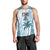 Custom Fiji Rugby Men Tank Top History Champions World Cup 7s - Bllue