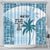 Custom Fiji Rugby Shower Curtain History Champions World Cup 7s - Bllue