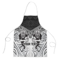 Custom Rugby New Zealand Black Fern Apron Niho Taniwha Inspired
