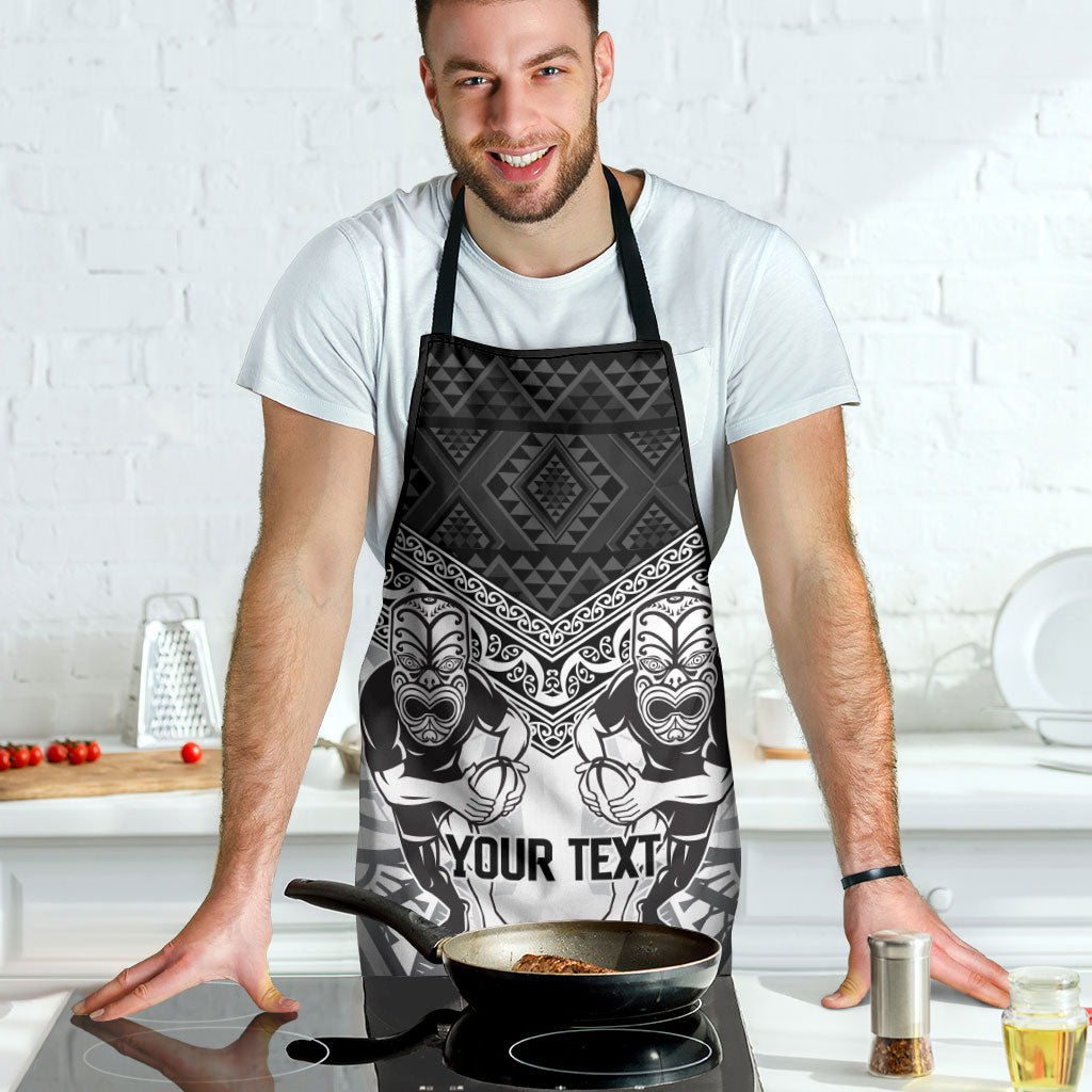 Custom Rugby New Zealand Black Fern Apron Niho Taniwha Inspired