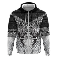 Custom Rugby New Zealand Black Fern Hoodie Niho Taniwha Inspired
