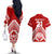 Custom Tonga Rugby Couples Matching Off The Shoulder Long Sleeve Dress and Hawaiian Shirt Proud Tongan Ngatu Kupesi World Cup 2023 No1 LT9 - Polynesian Pride