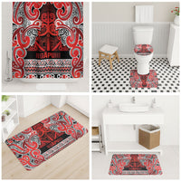 Aotearoa Iwi Ngapuhi Bathroom Set Maori Wharenui House Tribal Pattern LT9 - Polynesian Pride