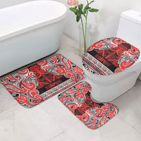 Aotearoa Iwi Ngapuhi Bathroom Set Maori Wharenui House Tribal Pattern LT9 - Polynesian Pride