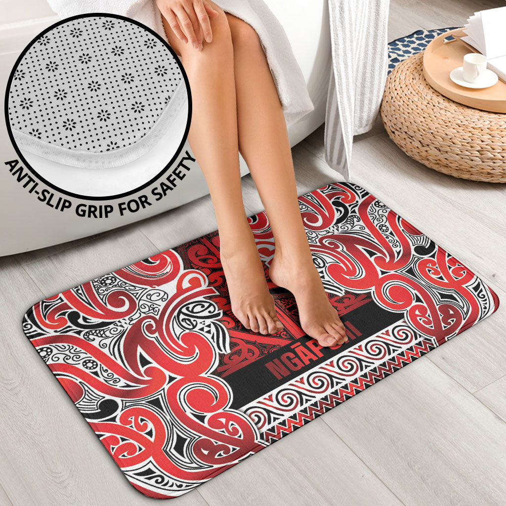 Aotearoa Iwi Ngapuhi Bathroom Set Maori Wharenui House Tribal Pattern LT9 - Polynesian Pride