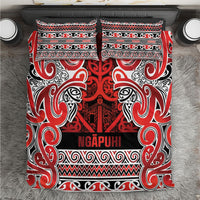 Aotearoa Iwi Ngapuhi Bedding Set Maori Wharenui House Tribal Pattern LT9 Red - Polynesian Pride
