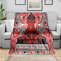 Aotearoa Iwi Ngapuhi Blanket Maori Wharenui House Tribal Pattern LT9 - Polynesian Pride