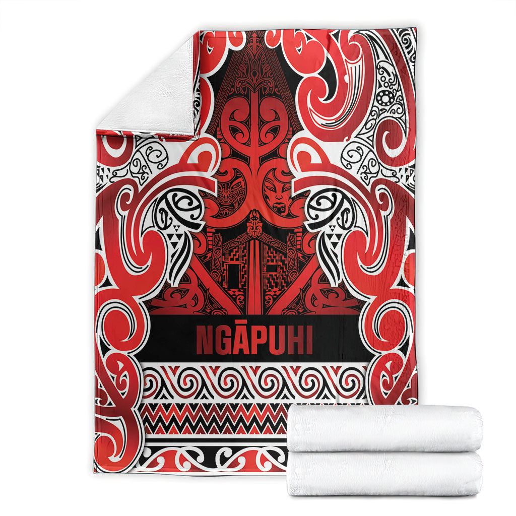 Aotearoa Iwi Ngapuhi Blanket Maori Wharenui House Tribal Pattern LT9 - Polynesian Pride
