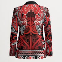 Aotearoa Iwi Ngapuhi Blazer Maori Wharenui House Tribal Pattern LT9 - Polynesian Pride