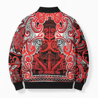 Aotearoa Iwi Ngapuhi Bomber Puffer Jacket Maori Wharenui House Tribal Pattern LT9 - Polynesian Pride