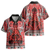 Aotearoa Iwi Ngapuhi Kid Hawaiian Shirt Maori Wharenui House Tribal Pattern LT9 - Polynesian Pride