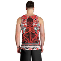 Aotearoa Iwi Ngapuhi Men Tank Top Maori Wharenui House Tribal Pattern LT9 - Polynesian Pride