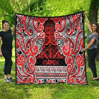 Aotearoa Iwi Ngapuhi Quilt Maori Wharenui House Tribal Pattern LT9 - Polynesian Pride