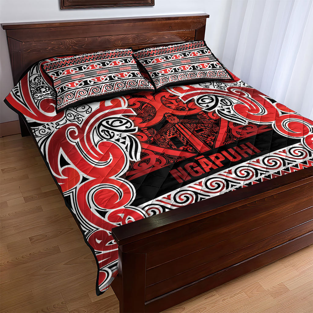 Aotearoa Iwi Ngapuhi Quilt Bed Set Maori Wharenui House Tribal Pattern LT9 - Polynesian Pride