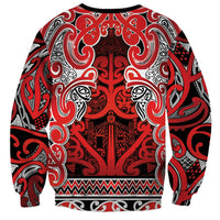 Aotearoa Iwi Ngapuhi Sweatshirt Maori Wharenui House Tribal Pattern LT9 - Polynesian Pride